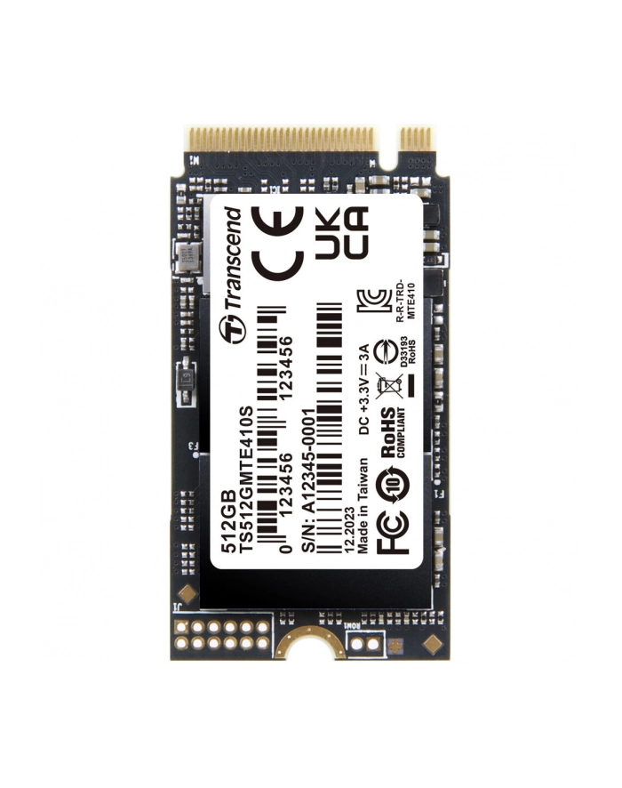 TRANSCEND 512GB M.2 2242 PCIe Gen4x4 NVMe 3D TLC DRAM-less główny