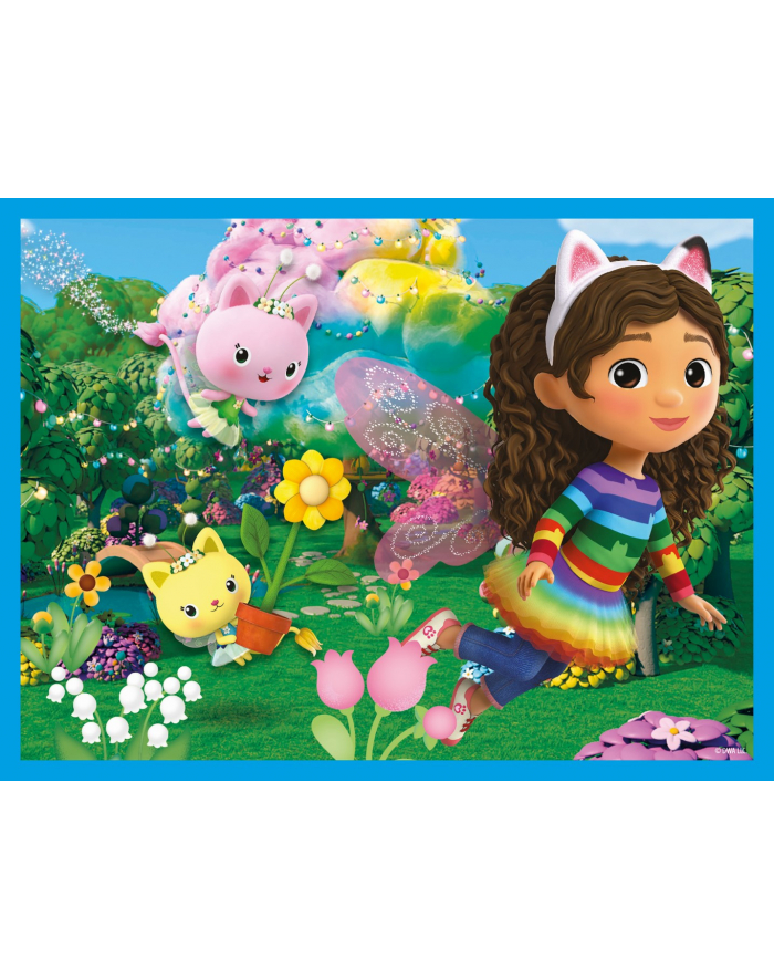 Clementoni Klocki obrazkowe 12el Koci Domek Gabi. Gabby's Dollhouse 41193 główny