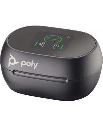hp inc. HP Poly Voyager Free 60+ UC Black Touchscreen Charge Case for BT700 USB-A Adapter