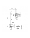 LOGILINK BP0170 Monitor mount 17-32inch arm length 200 mm steel Kolor: CZARNY - nr 10
