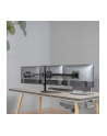 LOGILINK BP0174 Triple monitor mount 17-27inch arm length each 658 mm with smartphone holder aluminum - nr 7