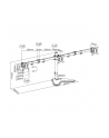LOGILINK BP0174 Triple monitor mount 17-27inch arm length each 658 mm with smartphone holder aluminum - nr 9