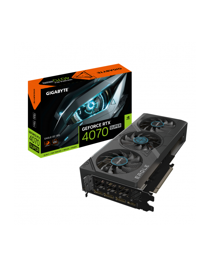 gigabyte Karta graficzna RTX 4070 SUPER EAGLE OC 12G GDDR6X 192bit 3DP główny