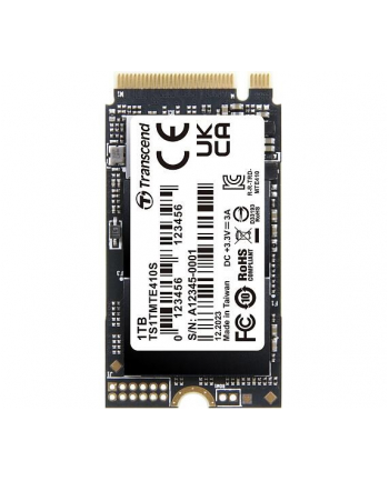 TRANSCEND 1TB M.2 2242 PCIe Gen4x4 NVMe 3D TLC DRAM-less