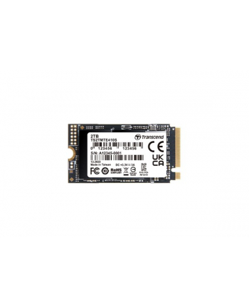 TRANSCEND 256GB M.2 2242 PCIe Gen4x4 NVMe 3D TLC DRAM-less