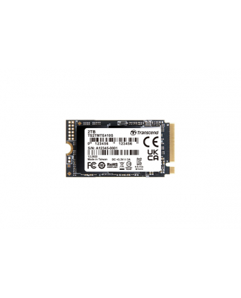 TRANSCEND 2TB M.2 2242 PCIe Gen4x4 NVMe 3D TLC DRAM-less