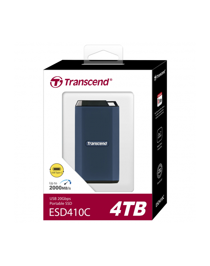 TRANSCEND ESD410C 4TB External SSD USB 20Gbps Type C główny