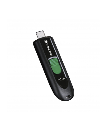 TRANSCEND 512GB USB3.2 Pen Drive Type-C Capless Black