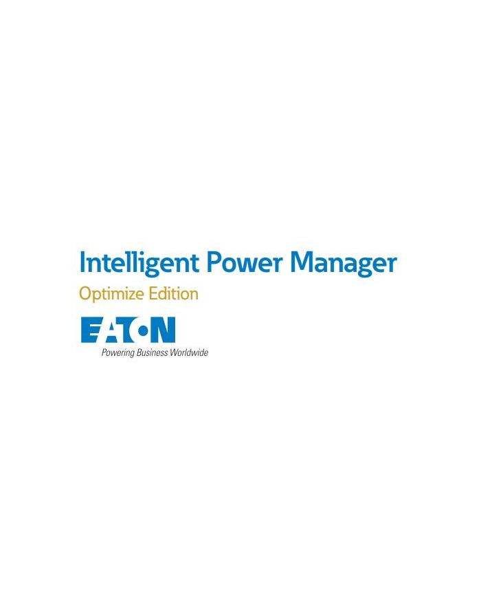 EATON IPM Perpetual license and 5 years of maintenance for 5 power and IT nodes główny