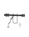 NEOMOUNTS Select Desk Mount Double Display Crossbar Topfix Clamp and Grommet - nr 10