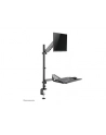 NEOMOUNTS desk mounted sit-stand workstation Screen Keyboard ' Mouse - nr 19