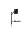 NEOMOUNTS desk mounted sit-stand workstation Screen Keyboard ' Mouse - nr 31