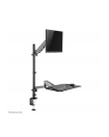 NEOMOUNTS desk mounted sit-stand workstation Screen Keyboard ' Mouse - nr 41