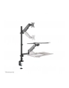 NEOMOUNTS desk mounted sit-stand workstation Screen Keyboard ' Mouse - nr 48