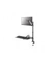 NEOMOUNTS desk mounted sit-stand workstation Screen Keyboard ' Mouse - nr 65