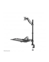 NEOMOUNTS desk mounted sit-stand workstation Screen Keyboard ' Mouse - nr 80