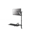 NEOMOUNTS wall mounted sit-stand workstation Screen Keyboard ' Mouse - nr 17