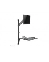 NEOMOUNTS wall mounted sit-stand workstation Screen Keyboard ' Mouse - nr 18