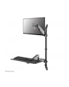 NEOMOUNTS wall mounted sit-stand workstation Screen Keyboard ' Mouse - nr 26