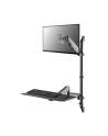 NEOMOUNTS wall mounted sit-stand workstation Screen Keyboard ' Mouse - nr 41