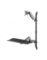 NEOMOUNTS wall mounted sit-stand workstation Screen Keyboard ' Mouse - nr 42