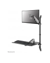 NEOMOUNTS wall mounted sit-stand workstation Screen Keyboard ' Mouse - nr 51