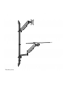 NEOMOUNTS wall mounted sit-stand workstation Screen Keyboard ' Mouse - nr 5