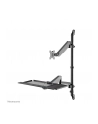 NEOMOUNTS wall mounted sit-stand workstation Screen Keyboard ' Mouse - nr 7