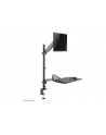 NEOMOUNTS desk mounted sit-stand workstation Screen Keyboard ' Mouse - nr 19