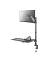 NEOMOUNTS desk mounted sit-stand workstation Screen Keyboard ' Mouse - nr 27