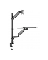 NEOMOUNTS desk mounted sit-stand workstation Screen Keyboard ' Mouse - nr 30
