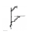 NEOMOUNTS desk mounted sit-stand workstation Screen Keyboard ' Mouse - nr 44