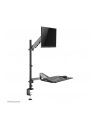NEOMOUNTS desk mounted sit-stand workstation Screen Keyboard ' Mouse - nr 49