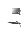 NEOMOUNTS wall mounted sit-stand workstation Screen Keyboard ' Mouse - nr 17