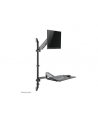 NEOMOUNTS wall mounted sit-stand workstation Screen Keyboard ' Mouse - nr 18