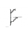 NEOMOUNTS wall mounted sit-stand workstation Screen Keyboard ' Mouse - nr 19