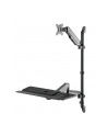 NEOMOUNTS wall mounted sit-stand workstation Screen Keyboard ' Mouse - nr 27
