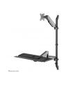 NEOMOUNTS wall mounted sit-stand workstation Screen Keyboard ' Mouse - nr 40