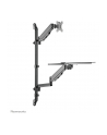 NEOMOUNTS wall mounted sit-stand workstation Screen Keyboard ' Mouse - nr 41