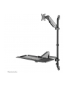 NEOMOUNTS wall mounted sit-stand workstation Screen Keyboard ' Mouse - nr 61