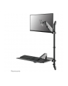 NEOMOUNTS wall mounted sit-stand workstation Screen Keyboard ' Mouse - nr 65
