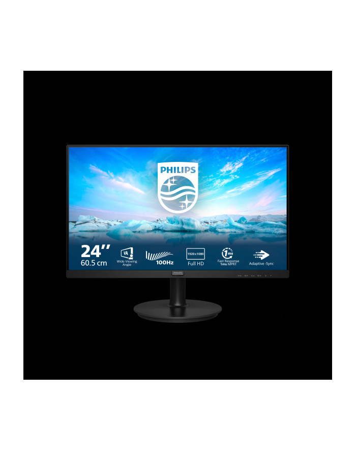 PHILIPS 241V8LAB/00 23.8inch VA 1920x1080 16:9 HDMI D-SUB Black główny