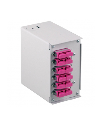 TECHLY Panel przedni do przełącznicy na 6 adapterów nr 1