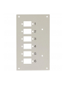 TECHLY Panel przedni do przełącznicy na 6 adapterów - nr 1
