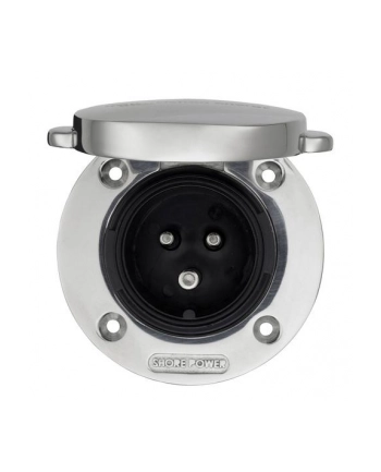 Victron Energy Power Inlet Polyamid with cover 16A/250Vac (2p/3w)