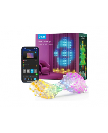 GOVEE H70B1 ZASŁONA, KURTYNA LED WI-FI, BLUETOOTH, RGBIC, IP65