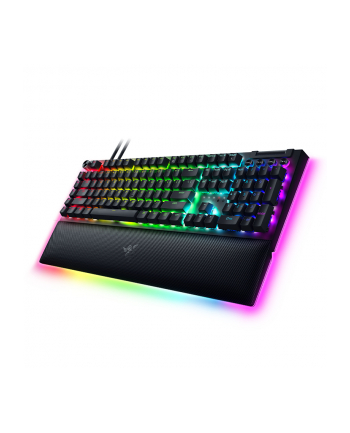 no name Mechaniczna klawiatura do gier Razer BlackWidow V4 Pro RGB LED light, US, Przewodowa, Czarny, Zielony Przełączniki, Klawiatura numeryczna