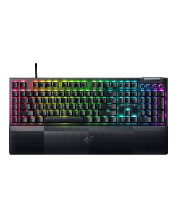 no name Mechaniczna klawiatura do gier Razer BlackWidow V4, zielony przełącznik, układ nordycki, przewodowy, czarny Razer