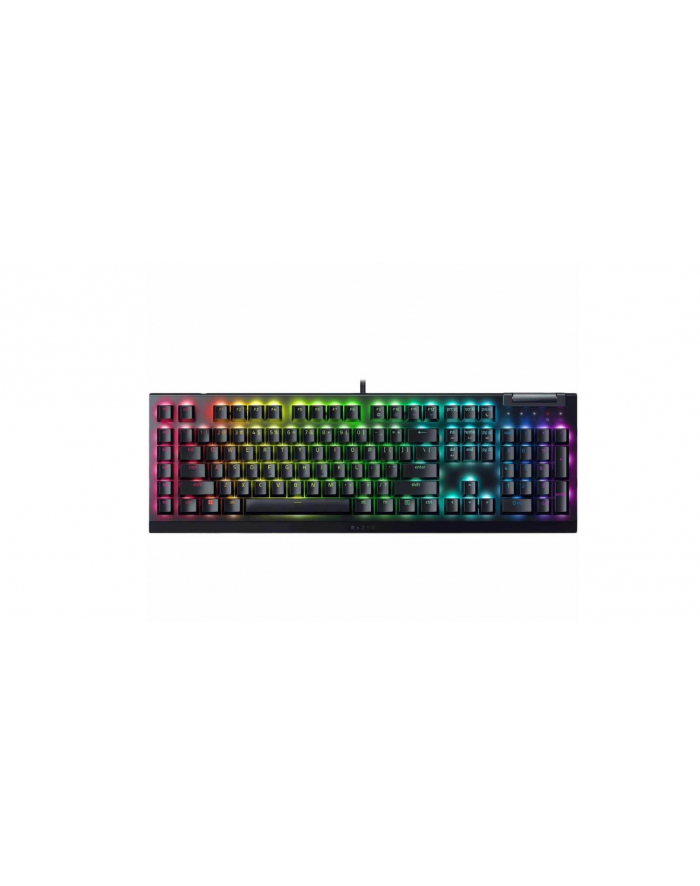 no name Mechaniczna klawiatura do gier Razer BlackWidow V4 X, żółty przełącznik, układ rosyjski, przewodowy, czarny Razer główny