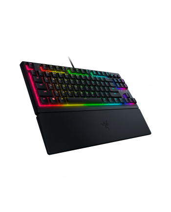 no name Razer Ornata V3 Tenkeyless niskoprofilowe; Razer Przełączniki membranowe Mecha; powlekane promieniami UV Światło LED RGB NORD Przewodowa czarna mechaniczna klawiatura do gier